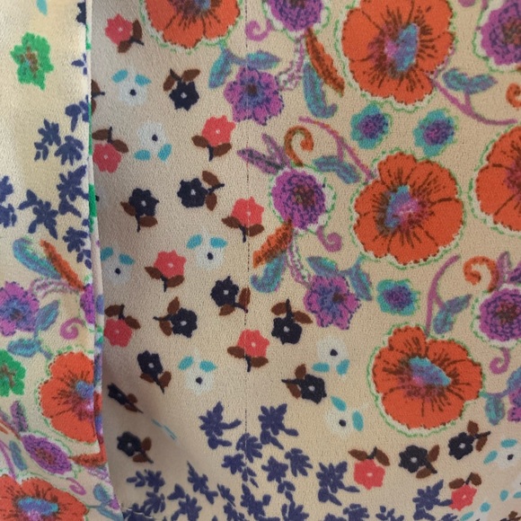 EUC Rachel Zoe Floral Button Down Blouse - Picture 14 of 14